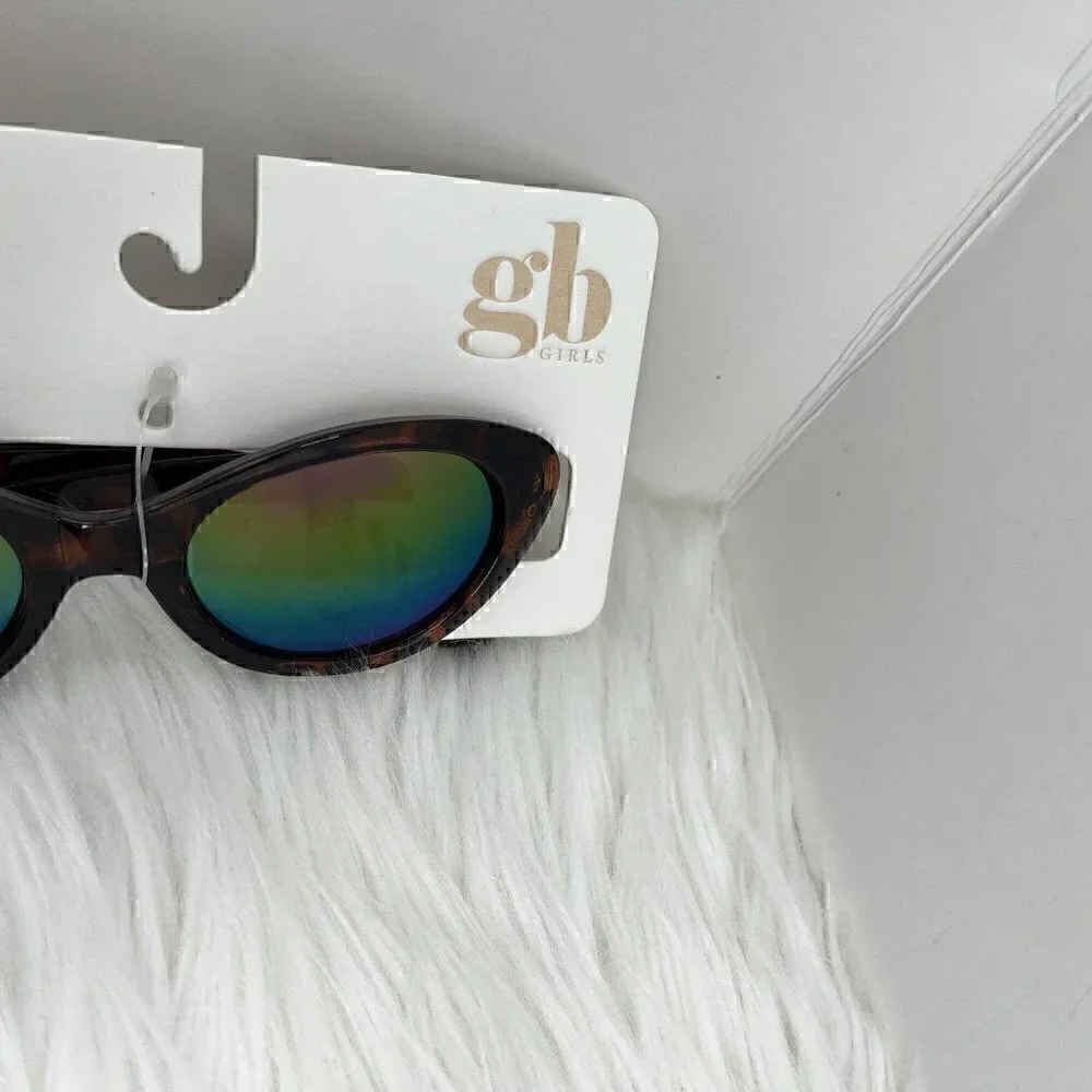 NEW GB Girls Sunglasses 100% UV Protection Tortoise Frame Summer Beach Pool